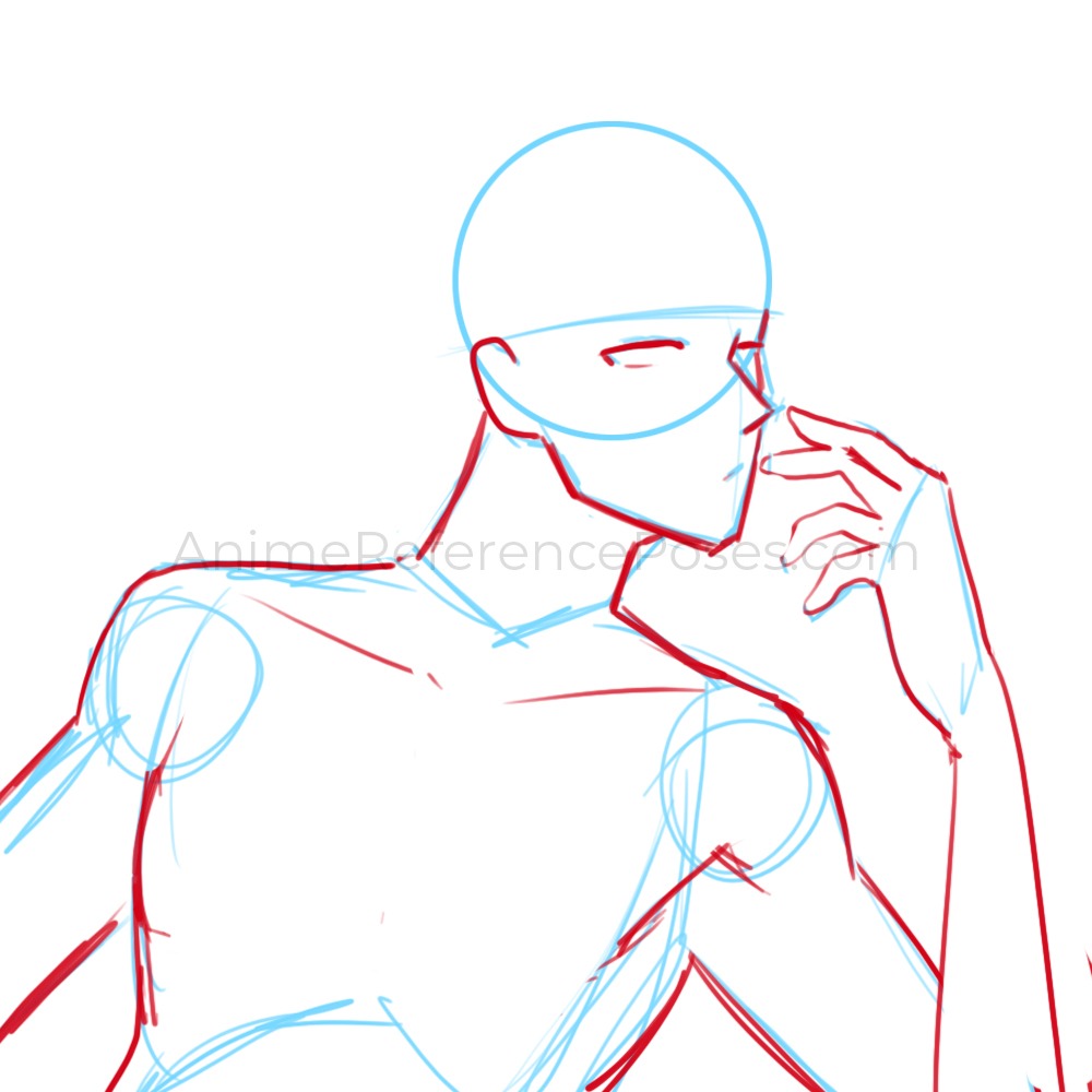 reference anime manga base  Anime poses reference, Drawing anime bodies,  Drawing base