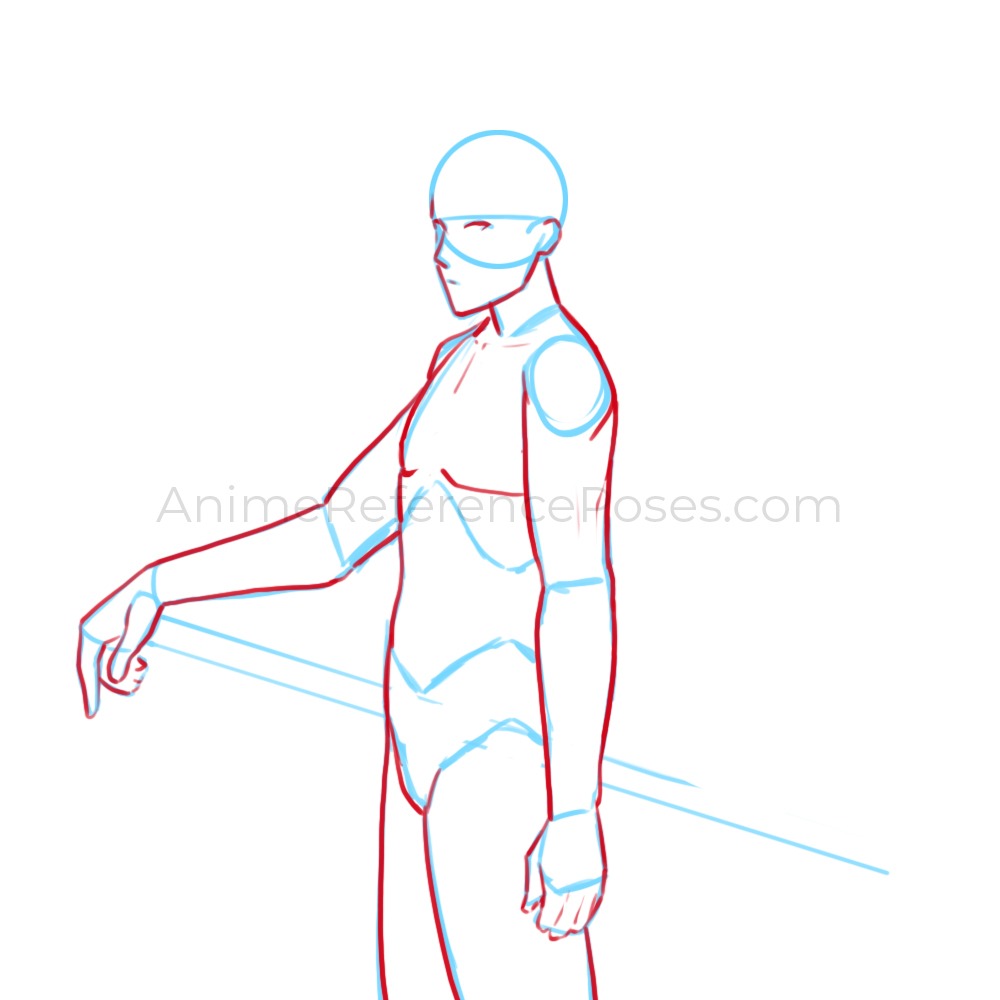 525 Anime Male Body Poses Images, Stock Photos, 3D objects, & Vectors |  Shutterstock