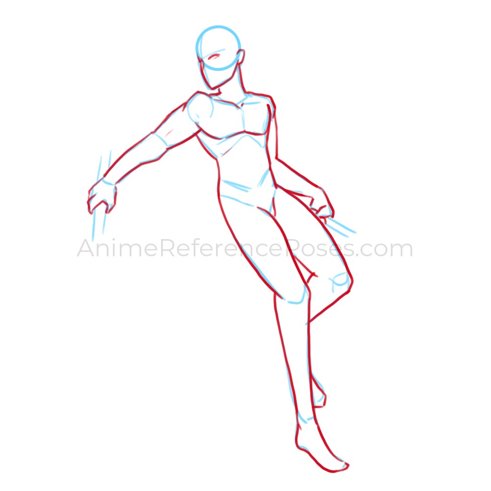 Drawing Some Manga/anime Male poses. - YouTube