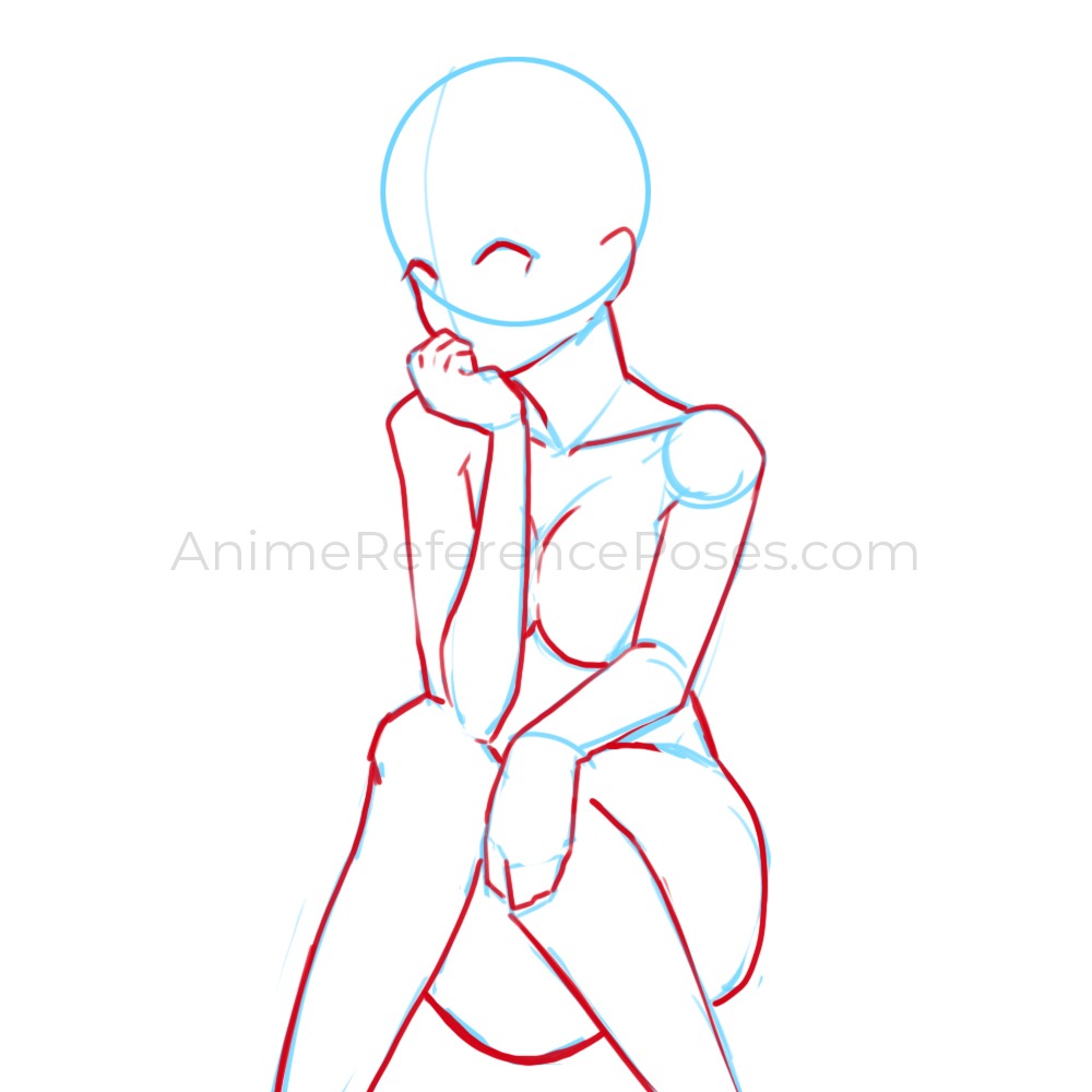 Anime Base Female - Anime cute standing pose | PoseMy.Art