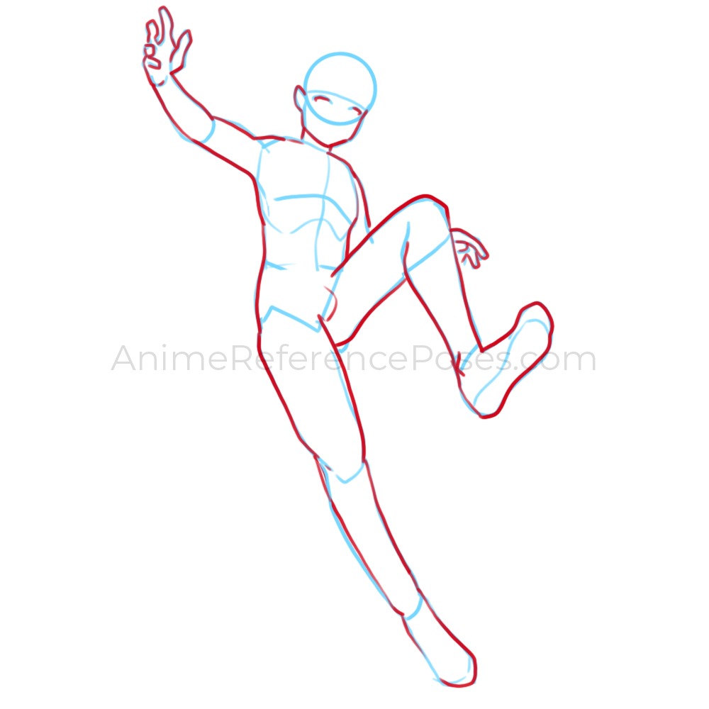 Male Figure Drawing: Action Poses :: Behance