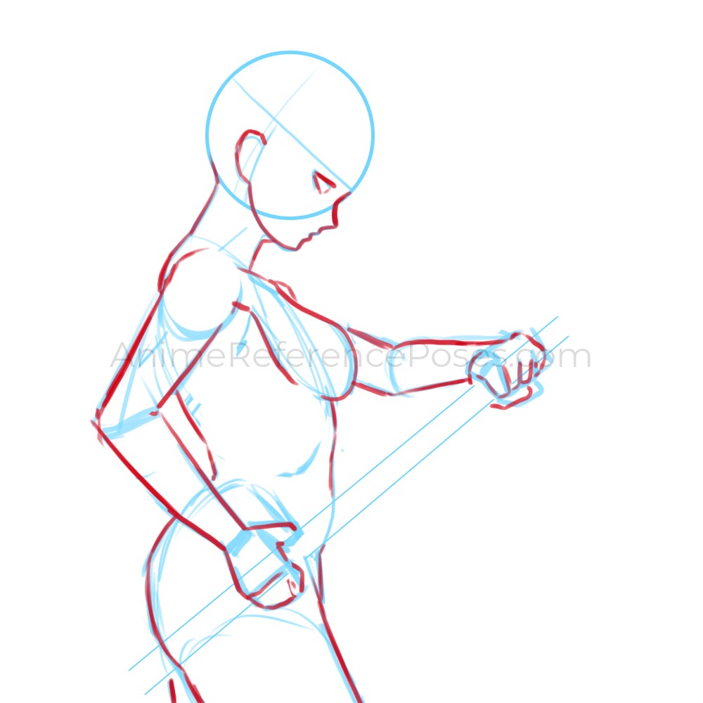 reference anime manga base  Anime poses reference, Drawing anime bodies,  Drawing base