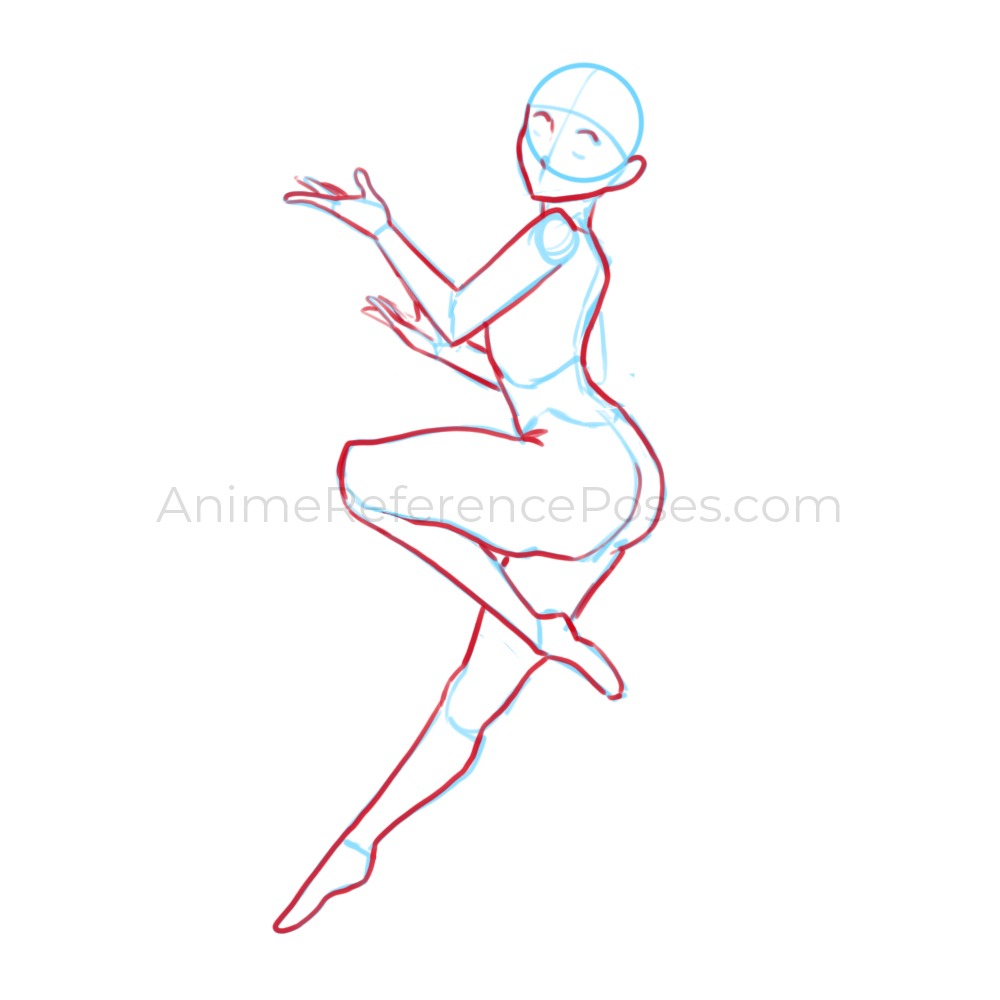 Female Base Poses for Anime Reference Drawing - NFT Art with Lauren  McDonagh-Pereira Photography