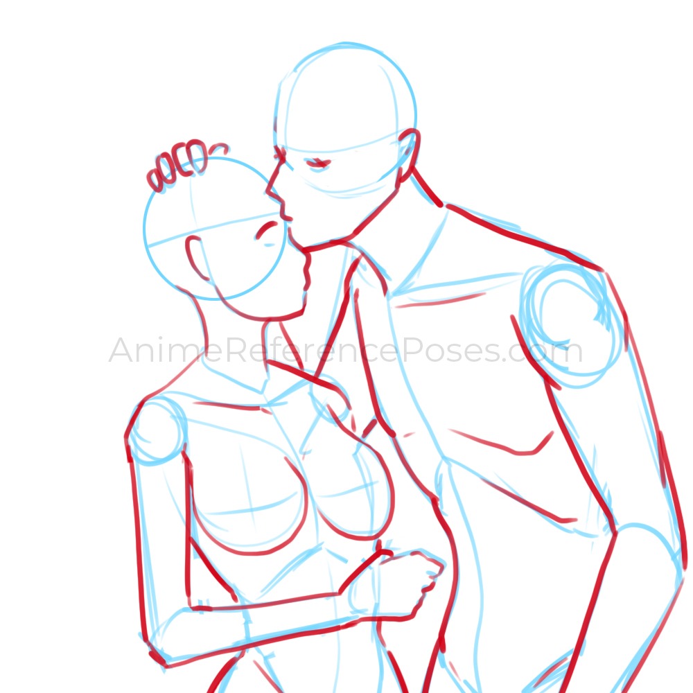 Couple Pose 6 | Pose reference, Drawing reference, Drawing poses