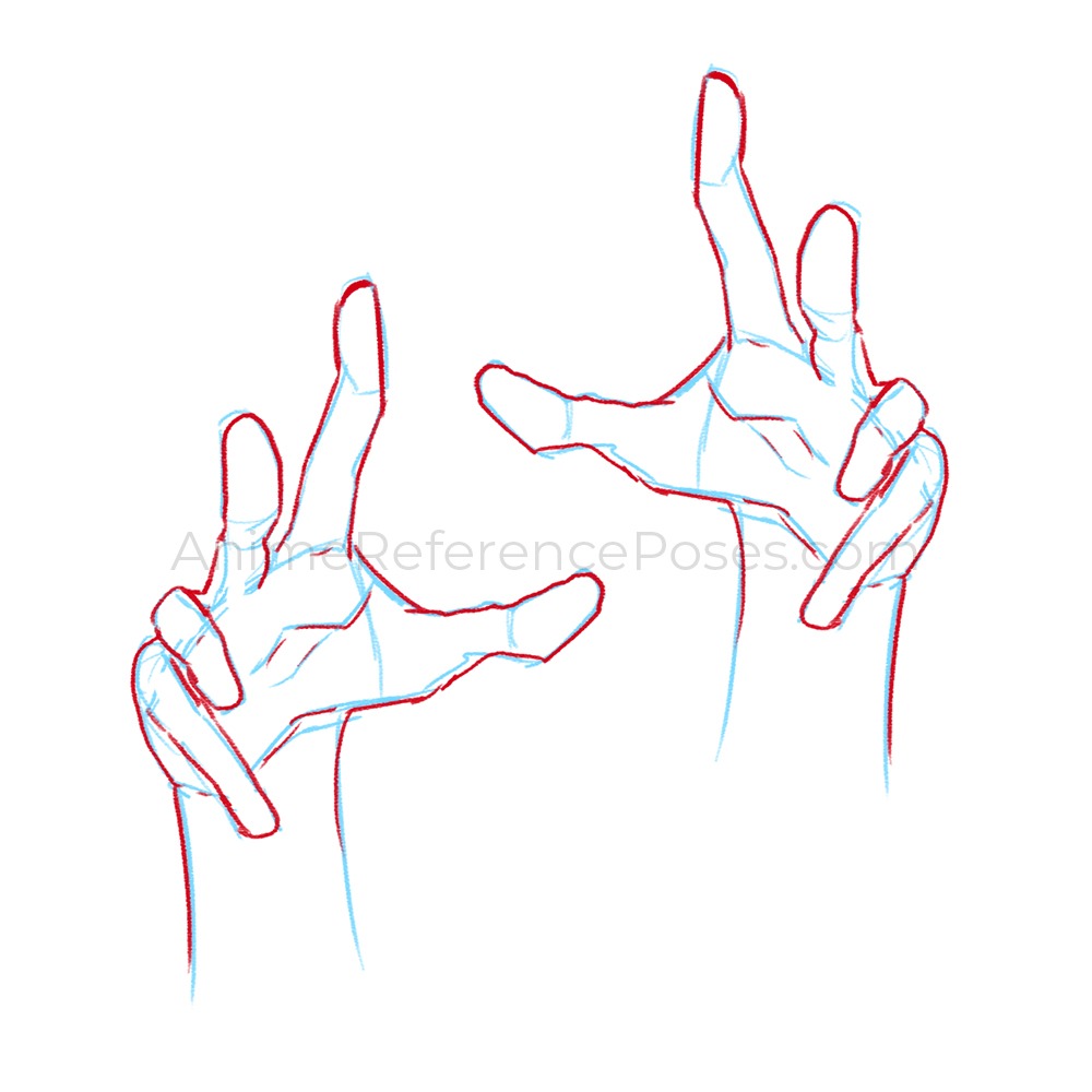 Decided to spend the day drawing hands, pretty proud of myself. The last  row I tried to focus on hand poses I wasn't comfortable with, any critique  would be greatly appreciated. (Ignore