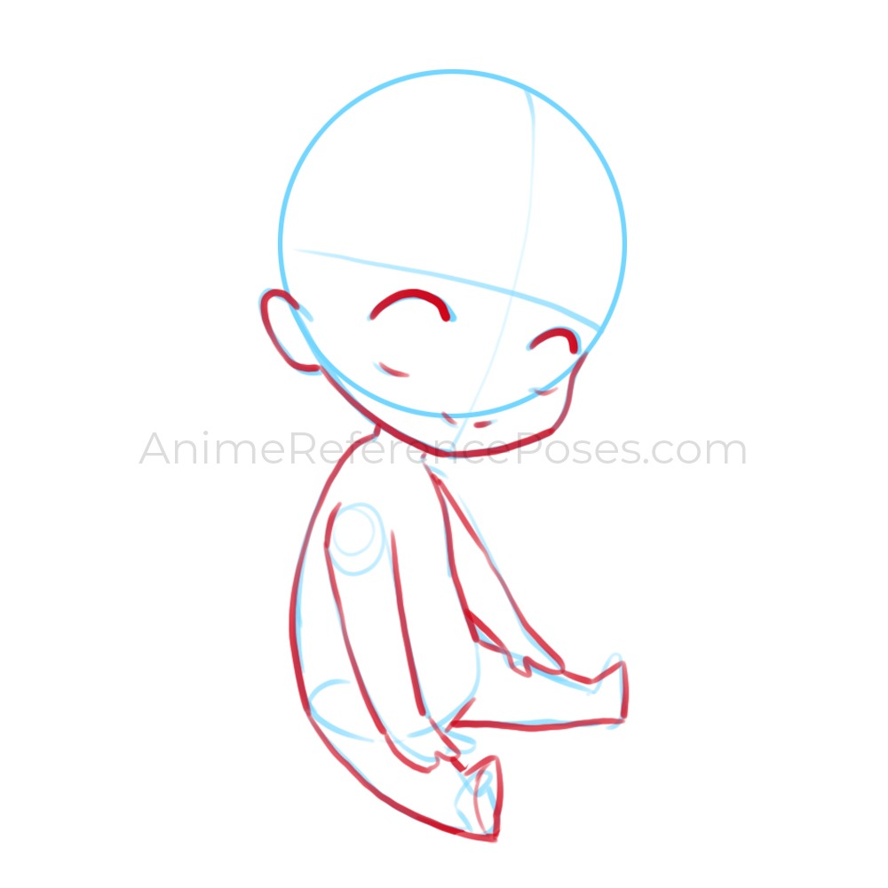 Chibi drawings, Anime poses, Drawings