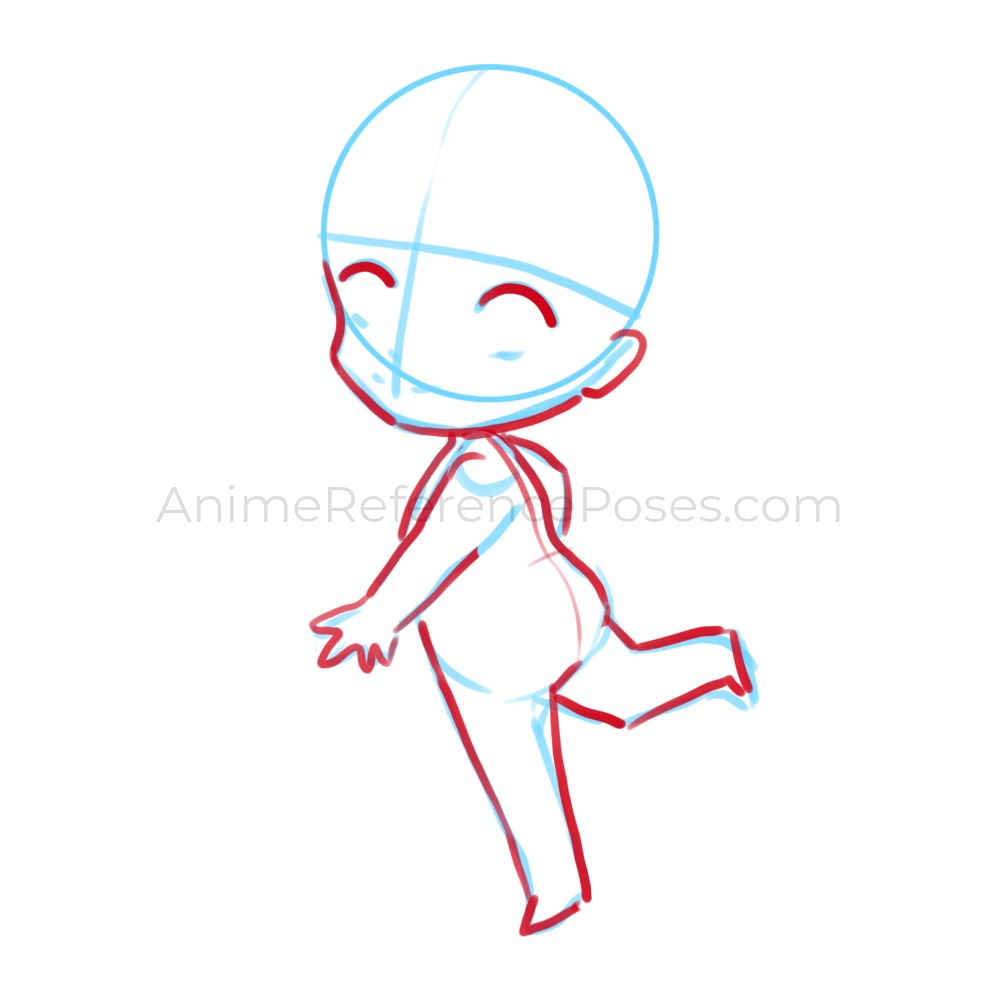 Create meme pose drawings, anime, Chibi poses - Pictures 