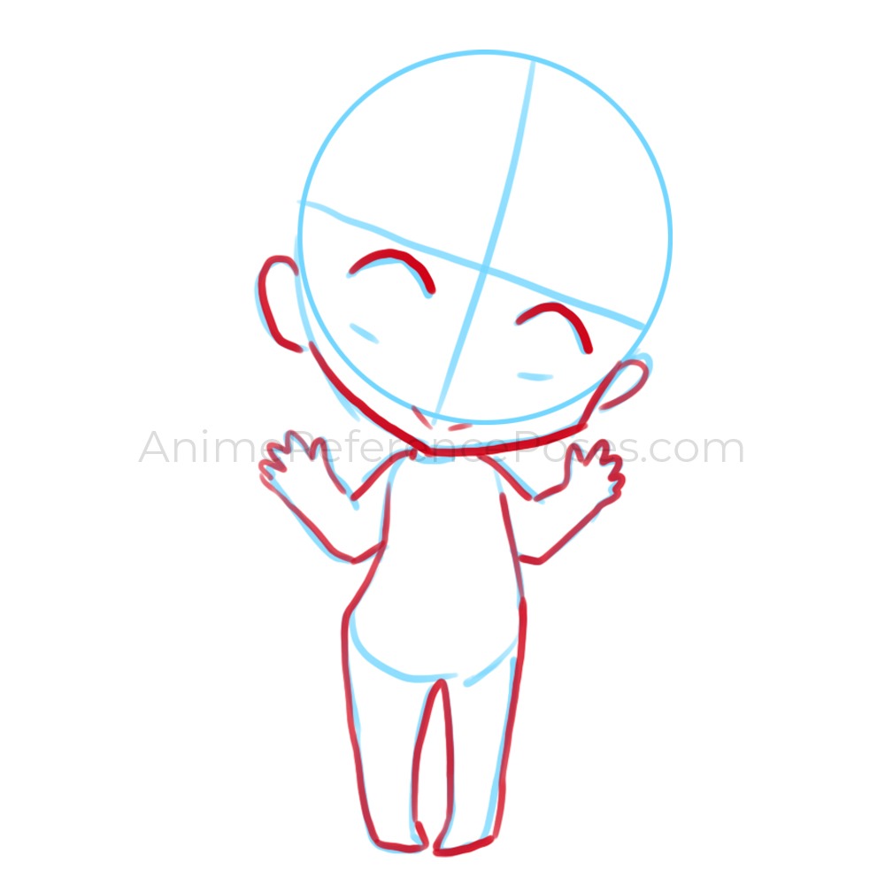 Create meme pose drawings, anime, Chibi poses - Pictures 