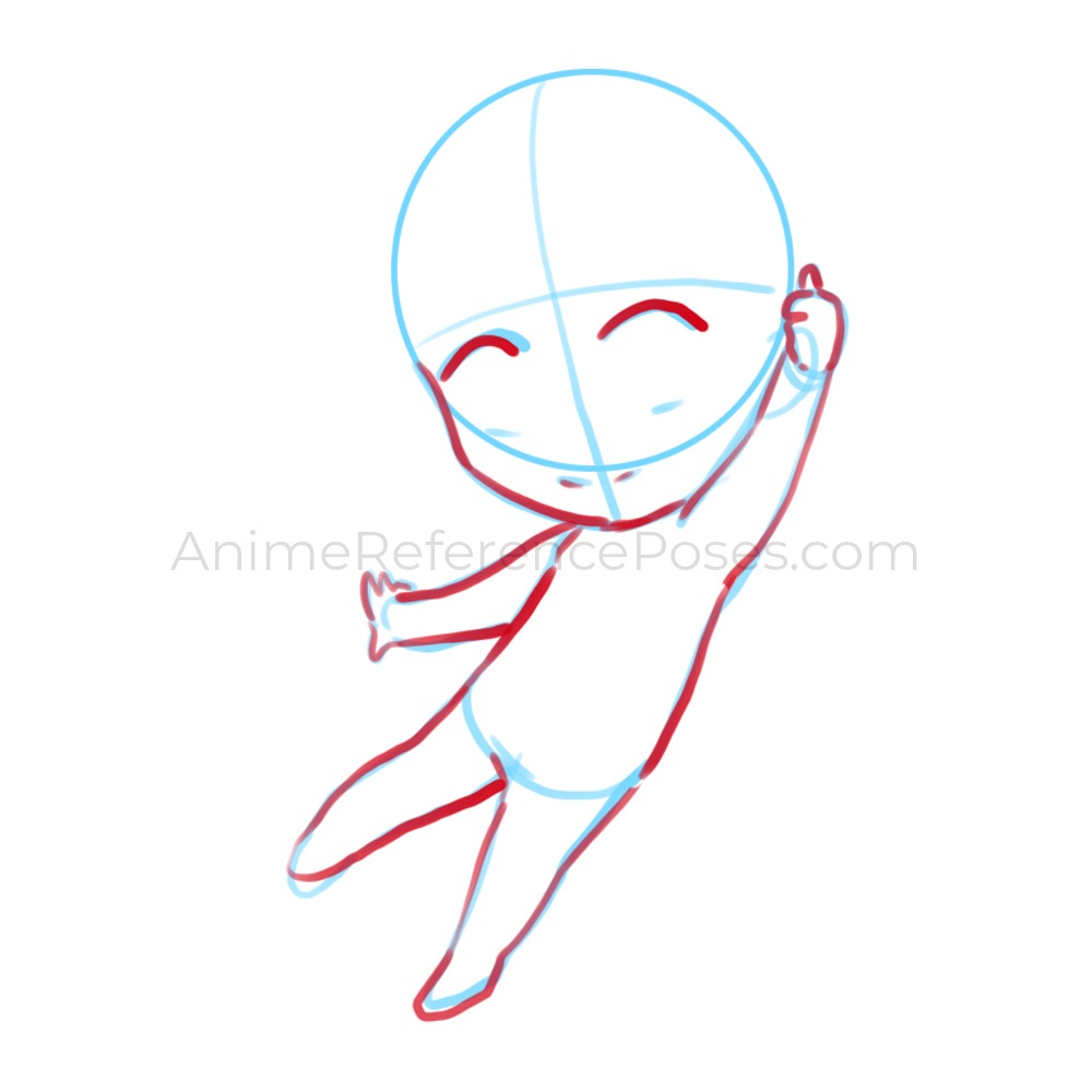 Anime Chibi Poses - Free Drawing Reference
