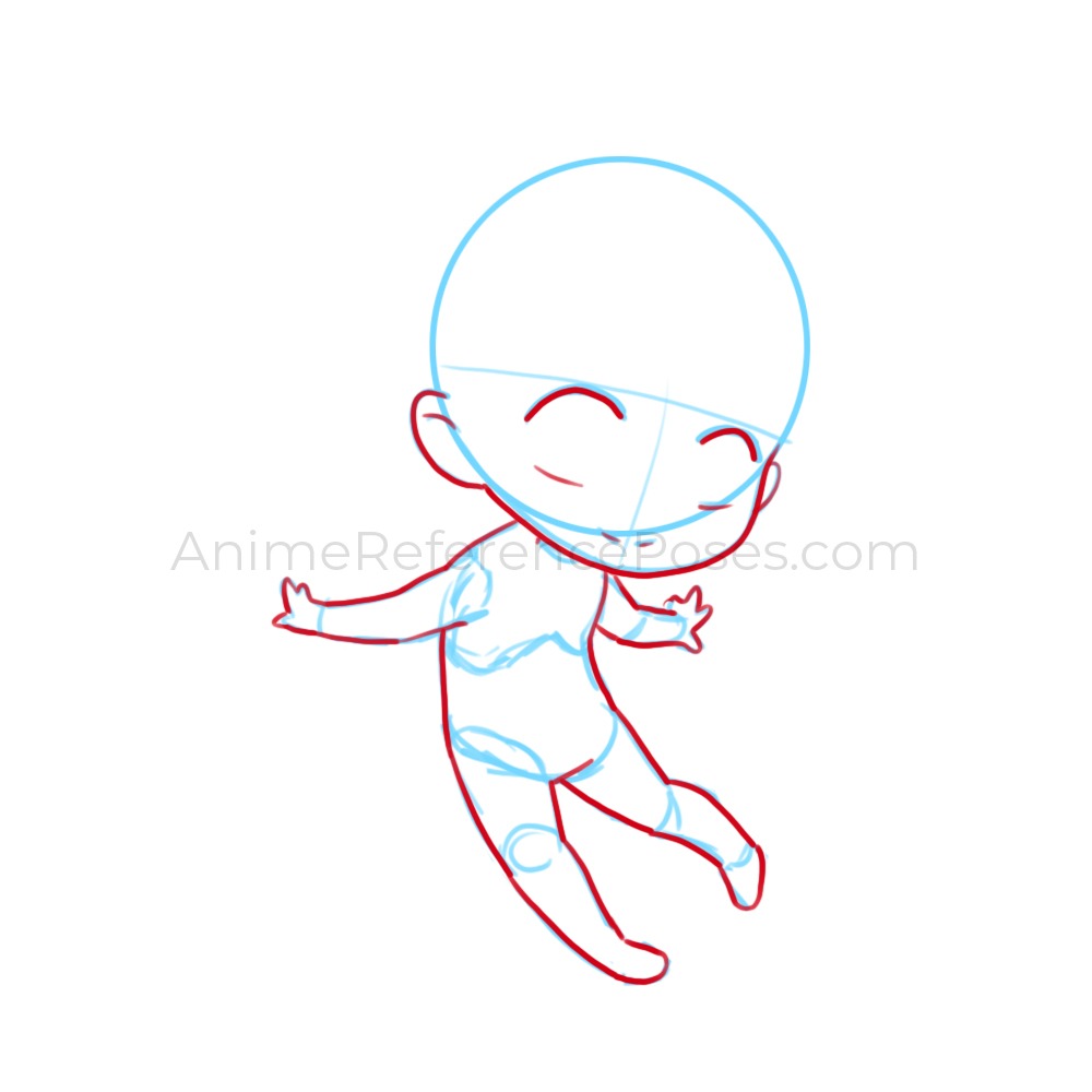 Chibi SVG / PNG Chibi Poses Anime SVG Chibi Anime Svg 