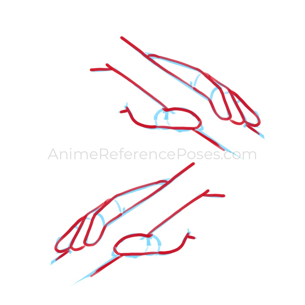 anime hand reference