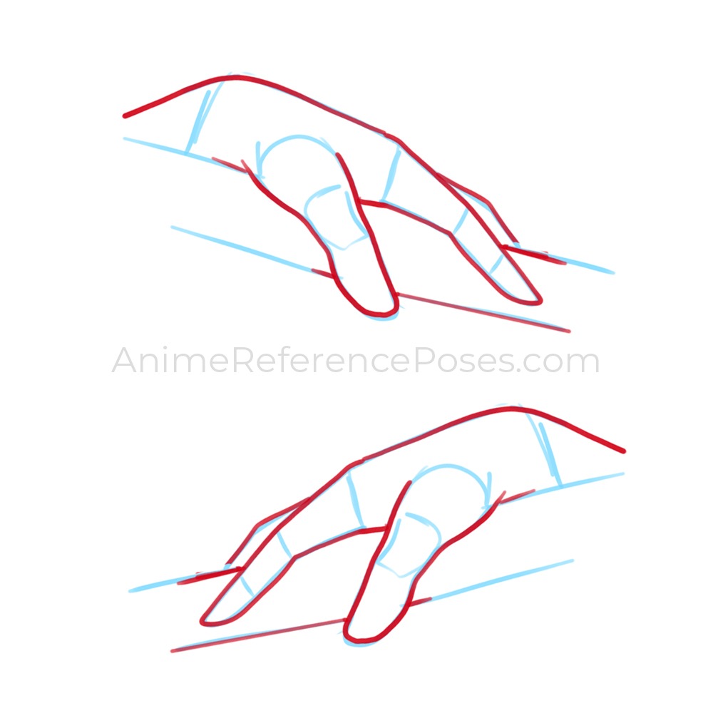 Anime Hand Poses - Free Drawing References