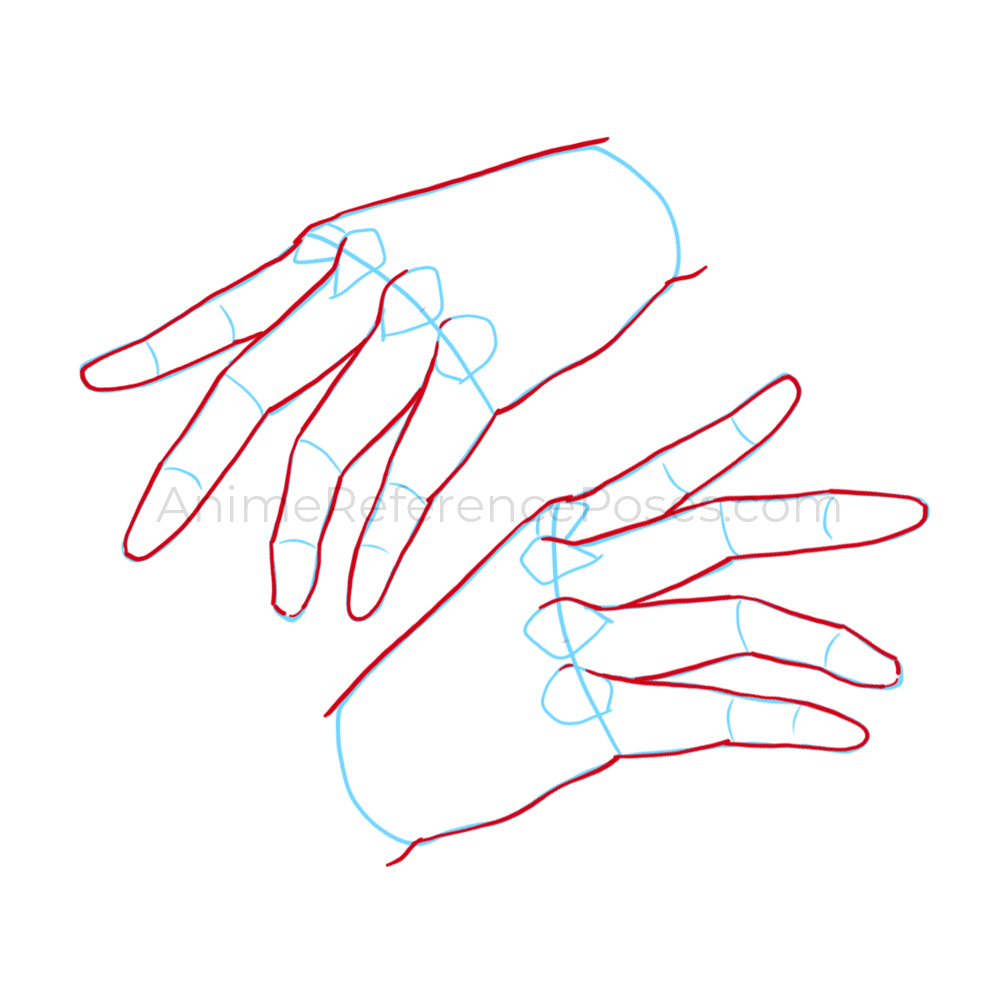 How to Draw Hand Poses Step by Step - AnimeOutline, drawn anime hand -  thirstymag.com