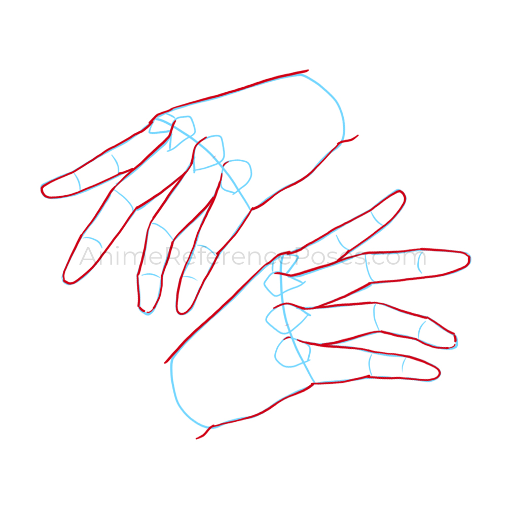 How to Draw Anime Hand Poses (Step by Step)