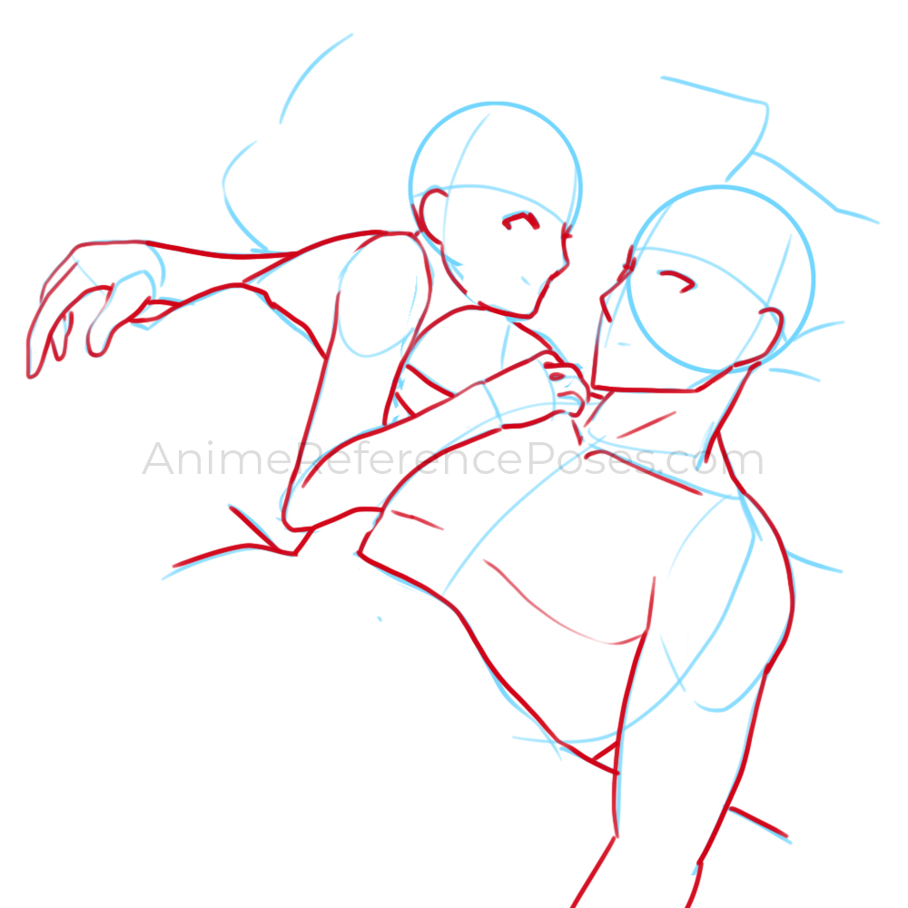 Anime Couple Poses - Free Drawing References, romantic drawing reference -  thirstymag.com