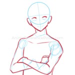 Male Anime Poses - Free Drawing References