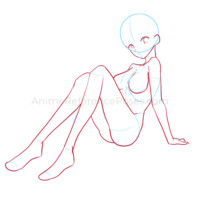 Uma base de anime com pose  Anime poses reference, Drawing anime