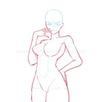 anime villain girl pose female for drawing reference